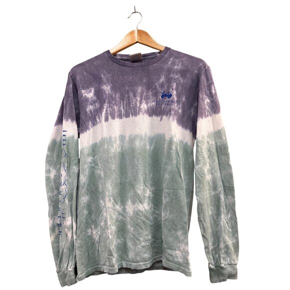 Simply Southern Tops - Simply Southern Small Tie-Dye Long Sleeve Shirt Live Life Simple Graphic